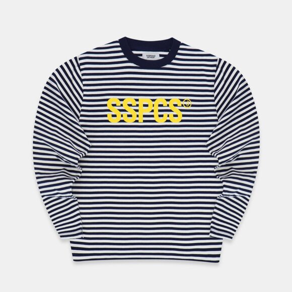 The SSPCS Striped Longsleeve - Coastal Blue - Picture 1 of 1
